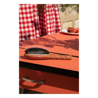 N.02 Large Care & Detangling Hair Brush: Terracotta