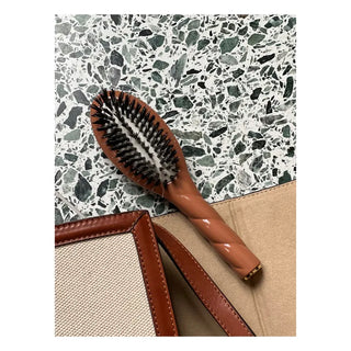 N.02 Small Care & Detangling Hair Brush Terracotta