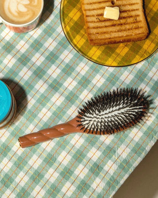 N.01 Large Shine & Care Hair Brush: Terracotta