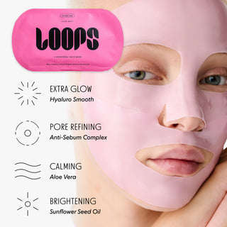 Double Take Glow Hydrogel Face Mask