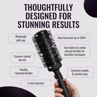ER33 Ionic Ceramic Round Hair Brush