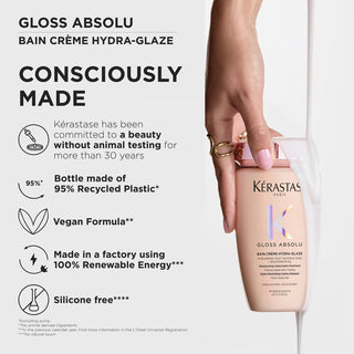 Gloss Absolu High-Shine Anti-Frizz Shampoo For Medium To Thick Hair