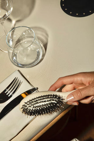 N.03 Small Gentle Scalp Hair Care Brush: Creamy White