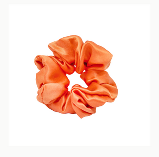 Sweet Dreams Silk Scrunchie in Pumpkin