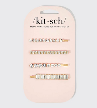 Kitsch Rhinestone Bobby Pins