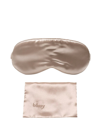 Pure Mulberry Silk Sleep Mask Champagne