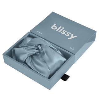 Pure Mulberry Silk Hair Bonnet Ash Blue