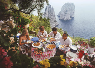 Dining Al Fresco on Capri Jigsaw Puzzle (1000 Piece)