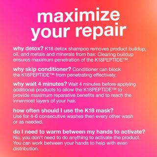 Leave-In Molecular Repair Hair Mask Travel