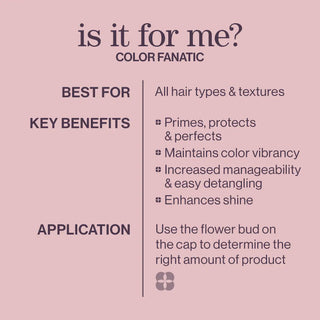 Color Fanatic Heat Protectant Leave-In Conditioner