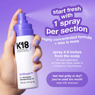 AirWash™ Dry Shampoo Travel