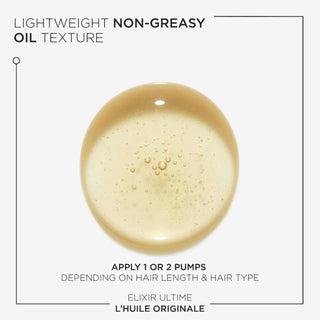 Elixir Ultime Refillable Hydrating Hair Oil for Shine