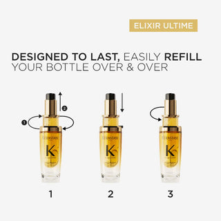 Elixir Ultime Refillable Hydrating Hair Oil for Shine