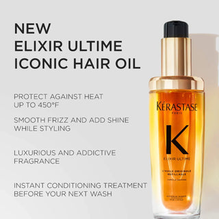 Elixir Ultime Refillable Hydrating Hair Oil for Shine