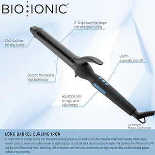 Long Barrel Styler Pro Curling Iron 1"